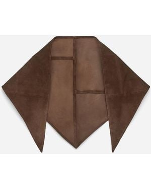 ARKET Suede Scarf - Black