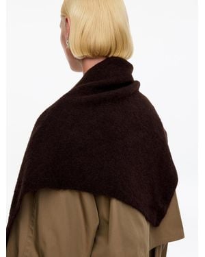 ARKET Alpaca-Wool Blend Scarf - Brown