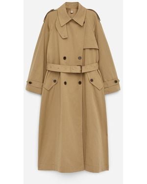 ARKET 2-In-1 Trench Coat - Natural