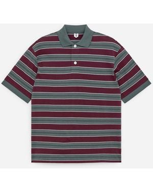 ARKET Short-Sleeve Polo Shirt - Blue