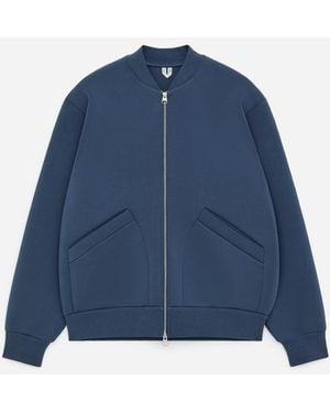 ARKET Scuba Zip Jacket - Blue