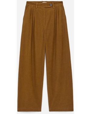 ARKET High-Waist Corduroy Trousers - Yellow