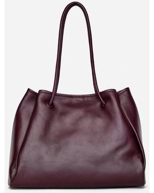 ARKET Leather Tote Bag - Red