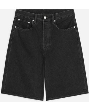 ARKET Long Denim Shorts - Black