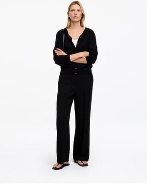 ARKET Straight-Leg Trousers - Black