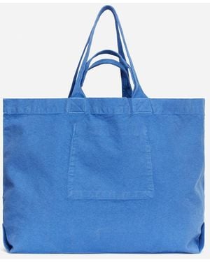 ARKET Oversized Canvas Tote - Blue