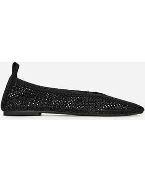 ARKET Knitted Ballerinas - White