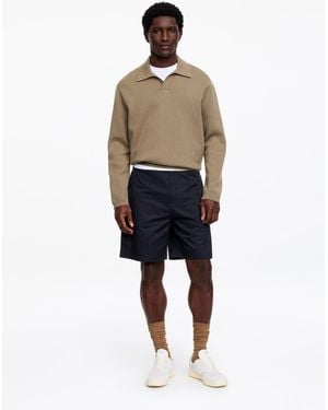 ARKET Relaxed Twill Shorts - Blue