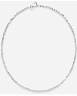 ARKET Zopfkette Aus Sterlingsilber - Weiß