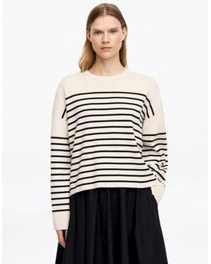 ARKET Baumwollpullover - Weiß