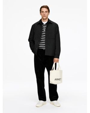ARKET Mini-Tragetasche Aus Canvas - Schwarz