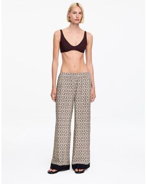 ARKET Lyocell Blend Drawstring Trousers - White