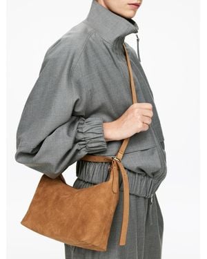 ARKET Suede Bag - Grey
