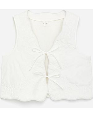 ARKET Embroidered Vest - White