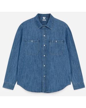 ARKET Relaxed Denim Shirt - Blue