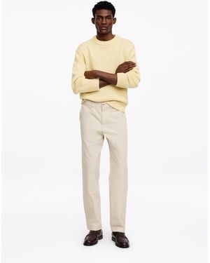 ARKET Straight Cotton Chinos - Natural