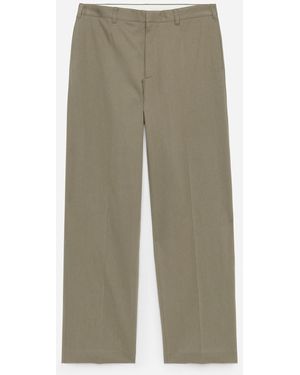 ARKET Tailored Wide-Fit Trousers - Green