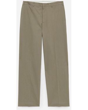 ARKET Tailored Wide-Fit Trousers - Green