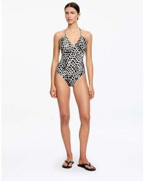 ARKET Halterneck Swimsuit - White