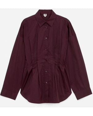 ARKET Pleated Blouse - Purple