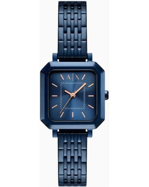 ARMANI EXCHANGE Three-Hand Stainless Steel Watch - Blue