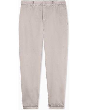 ARMANI EXCHANGE Cotton Trousers - White