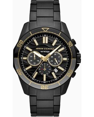ARMANI EXCHANGE Multifunction Gunmetal Stainless Steel Watch - Negro