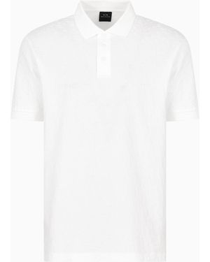 ARMANI EXCHANGE Polo Shirts - White