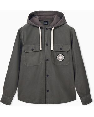 ARMANI EXCHANGE Oversized Shirt - Grey