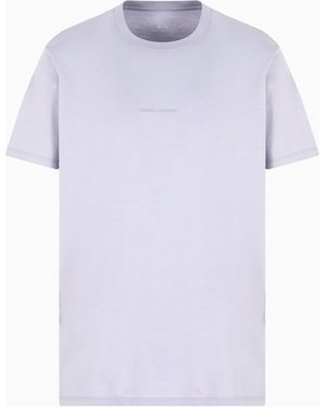 ARMANI EXCHANGE T-Shirt Aus Merzerisierter Baumwolle Im Regular Fit - Mehrfarbig