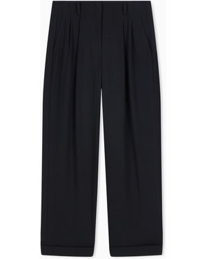 ARMANI EXCHANGE Oversized Trouser - Blue