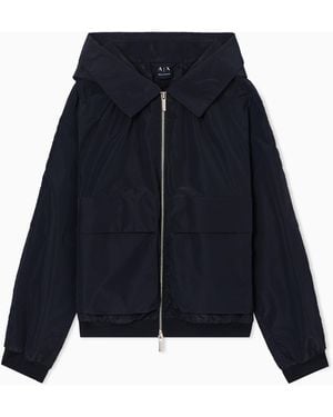 ARMANI EXCHANGE Lightweight Windbreaker - Blue