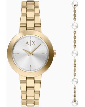 ARMANI EXCHANGE Relojes Con Correa De Acero - Blanco
