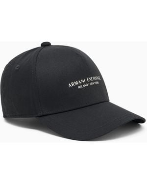 ARMANI EXCHANGE Cappello Con Visiera Con Logo Ny - Nero
