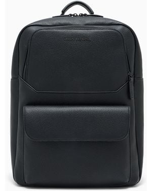 ARMANI EXCHANGE Sac À Dos Avec Finition Texturée Et Poche Zippée - Noir