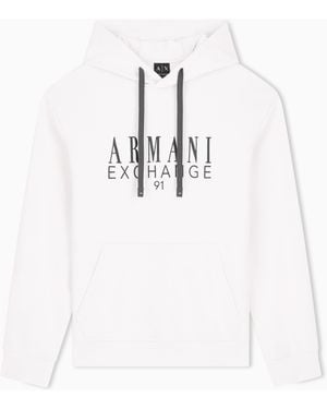 ARMANI EXCHANGE Hooded Sweatshirt - Natural