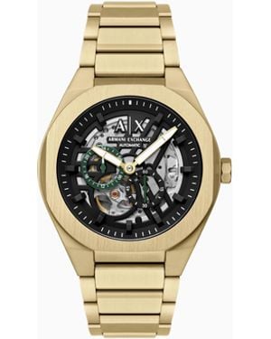 ARMANI EXCHANGE Sync Automatic-Tone Stainless Steel Watch - Metallic