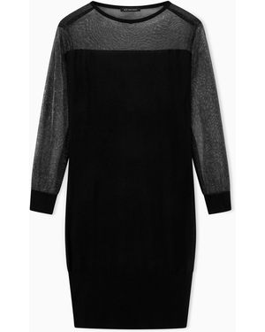 ARMANI EXCHANGE Short Dresses - Black