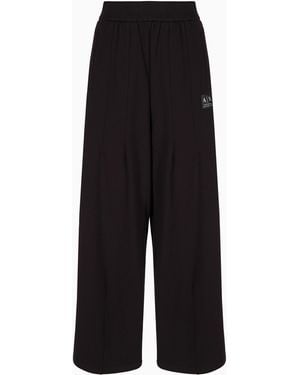 ARMANI EXCHANGE Asv Fabric Wide Trousers - Black