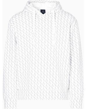 ARMANI EXCHANGE Felpe Con Cappuccio - Bianco