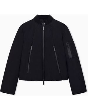 ARMANI EXCHANGE Blouson Jacket - Blue