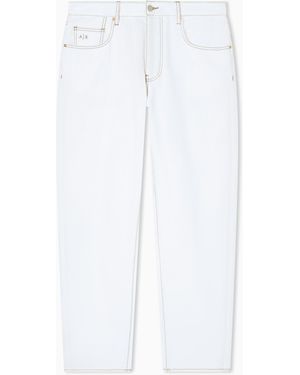 ARMANI EXCHANGE Loose Fit Jeans - White