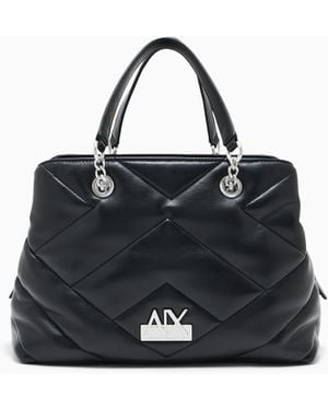 ARMANI EXCHANGE Shopping Bag - Blue
