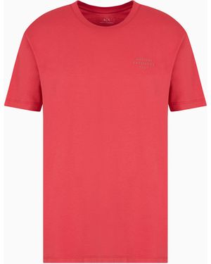 ARMANI EXCHANGE T-Shirt Regular Fit Basic - Rosa