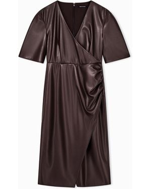ARMANI EXCHANGE Slim Fit Dress - Brown