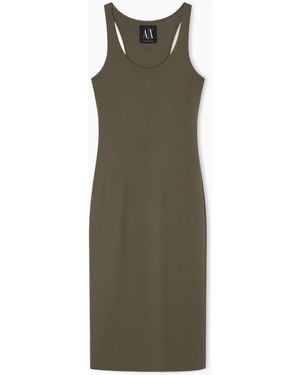 ARMANI EXCHANGE Midi Dress - Green