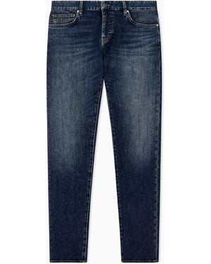 ARMANI EXCHANGE 5 Pockets Pant Slim Fit Stretch Cotton Denim - Blue