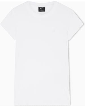 ARMANI EXCHANGE Slim Fit T-Shirt - White