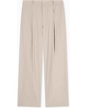 ARMANI EXCHANGE Wide Trousers - Natural