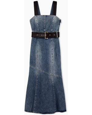 ARMANI EXCHANGE Slim-Fit Dress - Blue